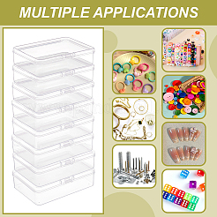 Conteneurs de perles en plastique pp&nbsp;CON-WH0104-01B