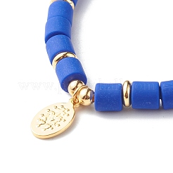 Handgemachte Polymer Clay Perlen Stretch Armbänder&nbsp;BJEW-JB06551