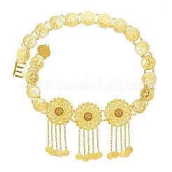Legierung Kristall Strass Münze Link Hohl Blume Quaste Taille Körperketten für Frauen&nbsp;FS-WGEDFED-01