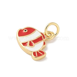 Messing Emaille Anhänger / charms&nbsp;KK-B148-04G-03