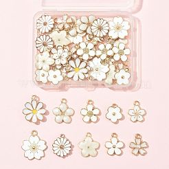 40pcs 10 styles de pendentifs en émail en alliage&nbsp;ENAM-FS0004-04B
