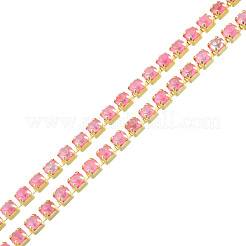 Chaînes en laiton avec strass&nbsp;CHC-N017-003B-B06