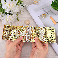 Cinture larghe ed elastiche con paillettes scintillanti&nbsp;AJEW-WH20128-026P-04