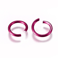 Anneaux de saut ouverts en aluminium&nbsp;ALUM-CJC0001-01U-A