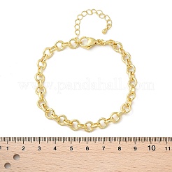 Messingring-Gliederkettenarmbänder für Frauen und Männer&nbsp;BJEW-K273-09G