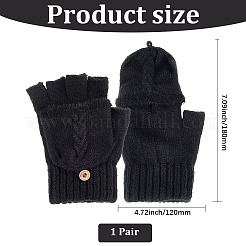 1 paire de gants sans doigts en fibre acrylique&nbsp;COHT-CY0001-03A