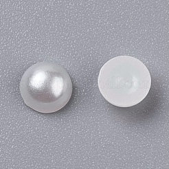 Halbrund gewölbt imitiert Perle Acryl Cabochons&nbsp;OACR-H001-4