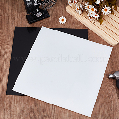 2 Blatt 2 Farben HDPE-Kunststoffplatten&nbsp;DIY-OC0014-43A