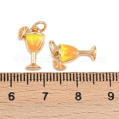 Ciondoli smaltato in ottone&nbsp;LS-KK-B157-20G-02