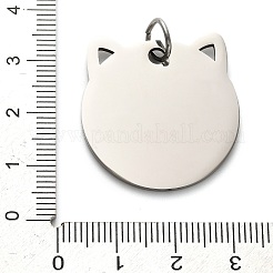 201 Edelstahl-Stanz-Leeranhänger&nbsp;STAS-H438-03P-1