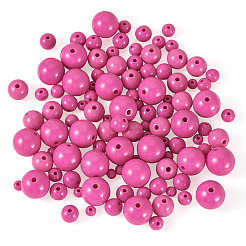 100pcs 5 styles de perles acryliques opaques&nbsp;MACR-TADJ0001-12C
