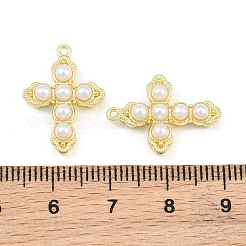 Aleación con colgantes de perlas de imitación de plástico ABS.&nbsp;AL-CBA15FB-09G