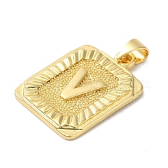 Pendentifs de placage en laiton&nbsp;KK-B092-42G-V