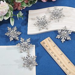 Weihnachts-Anstecknadeln aus Legierung mit Strassen&nbsp;JEWB-WH0028-135
