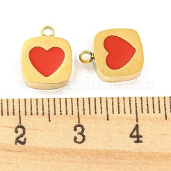 Ionenplattierung (IP) Gestellplattierung 316L chirurgischer Edelstahl Charms&nbsp;STAS-M324-01G