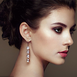 10 pieza de accesorios para pendientes con forma de flor de latón&nbsp;KK-FH0006-77
