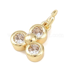 Ottone micro spianare fascino zirconi&nbsp;KK-H525-02A-G
