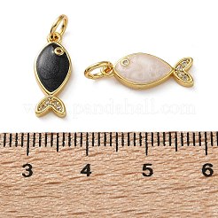 Messing micro pave klare zirkonia anhänger&nbsp;KK-D221-20G-02