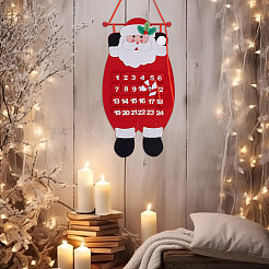 Weihnachts-Vliesstoff-Zwerg-Kalender-Anhängerdekorationen&nbsp;DIY-WH0430-851