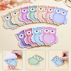 12 bloc-notes adhésif hibou&nbsp;OFST-SP0001-10