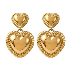 Orecchini pendenti in acciaio inossidabile 304&nbsp;EJEW-K315-03B-G