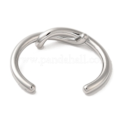 Bracelets manchettes enroulés en fil d'acier inoxydable 304 anti-ternissement&nbsp;BJEW-Q773-06D-P
