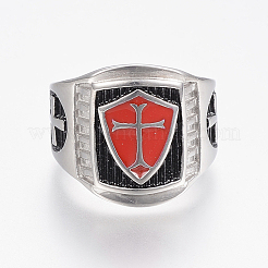 Fingerringe aus Edelstahl 304&nbsp;RJEW-G091-18