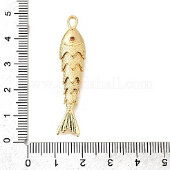 Ottone micro spianare pendenti zirconi&nbsp;KK-Z125-06G-02