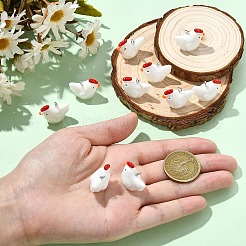 10 Stück undurchsichtige Harzanhänger&nbsp;RESI-YW0005-13