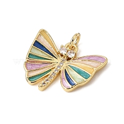 Pendentifs en laiton zircon cubique transparent&nbsp;CU-CBA7D12-09G