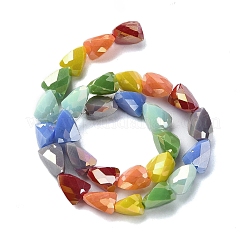 Chapelets de perles en verre électroplaqué&nbsp;EGLA-C004-02