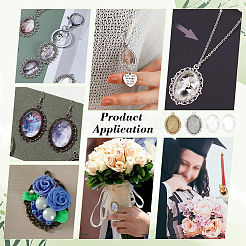 DIY-Sets zur Herstellung ovaler Anhänger&nbsp;DIY-PH0032-17