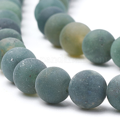 Chapelets de perles en agate mousse naturelle&nbsp;X-G-T106-018