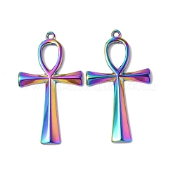Pendentifs en acier inoxydable 304 avec placage ionique (IP)&nbsp;STAS-C066-10M