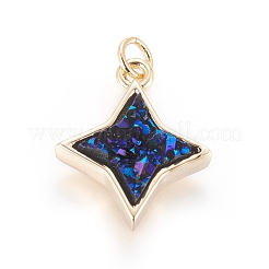 Pendentifs en résine druzy&nbsp;KK-J273-A