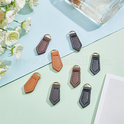 8 stücke 4 farben echtes leder tasche zubehör&nbsp;FIND-WR0003-86