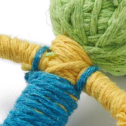 Portachiavi in filo di cotone&nbsp;KEYC-F037-02