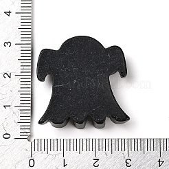 Cabochons décodés en résine opaque fantôme halloween&nbsp;LS-RESI-R446-01M