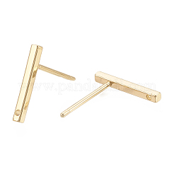 Accessoires de clous d'oreilles en laiton&nbsp;KK-S345-252G