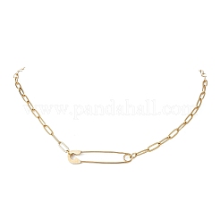 Colgante de imperdible de acero inoxidable 201&nbsp;NJEW-JN06283-01