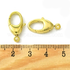 Fermoirs mousquetons en laiton&nbsp;KK-D099-01A-C