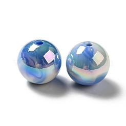 Placcatura uv perline acriliche iridescenti arcobaleno opache&nbsp;MACR-D063-01B-02