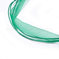 Creazione di collana in nastro di organza e cordoncino cerato&nbsp;NCOR-T002-M