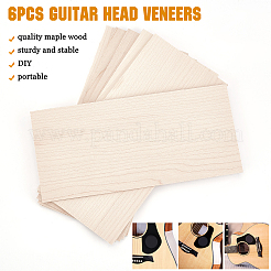 Pannello per basso elettrico per chitarra elettrica in legno non tinto&nbsp;WOOD-WH0025-27