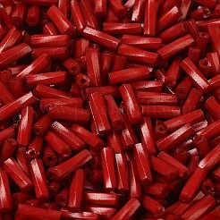 Backfarbe Glas Twist Signalhornperlen&nbsp;SEED-C004-02J