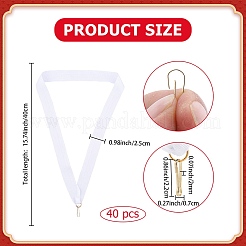 40 Stück Polyester-Medaillenbänder&nbsp;AJEW-CP0009-32A