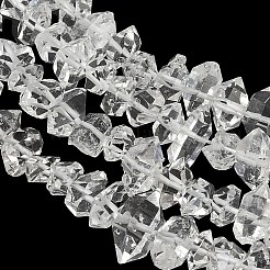 Hilos de cuentas de diamantes herkimer naturales&nbsp;G-L611-A01-02