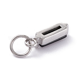 Pendentifs en acier inoxydable 304 avec zircone cubique&nbsp;X-STAS-E487-21P-05