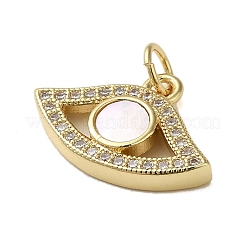 Colgante micropavé cubic zirconia de latón&nbsp;KK-Q808-11G