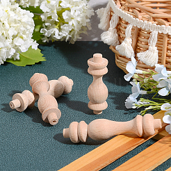 Découverte de décoration de rail en bois&nbsp;WOOD-WH0103-10A